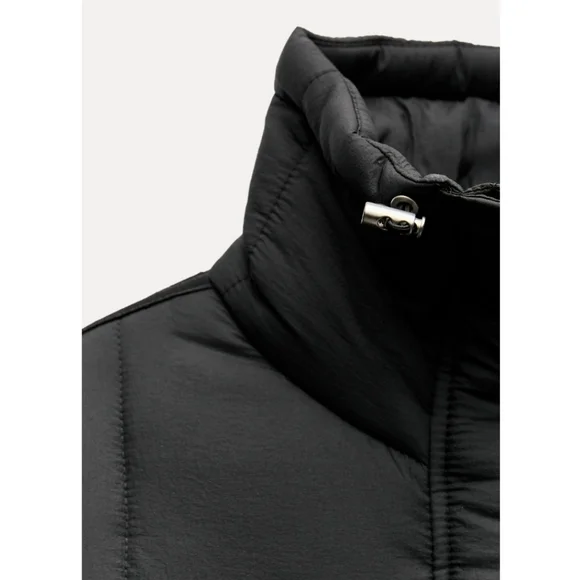 WATER REPELLENT NYLON PUFFER ANORAK ZW COLLECTION SIZE S - Picture 11 of 15